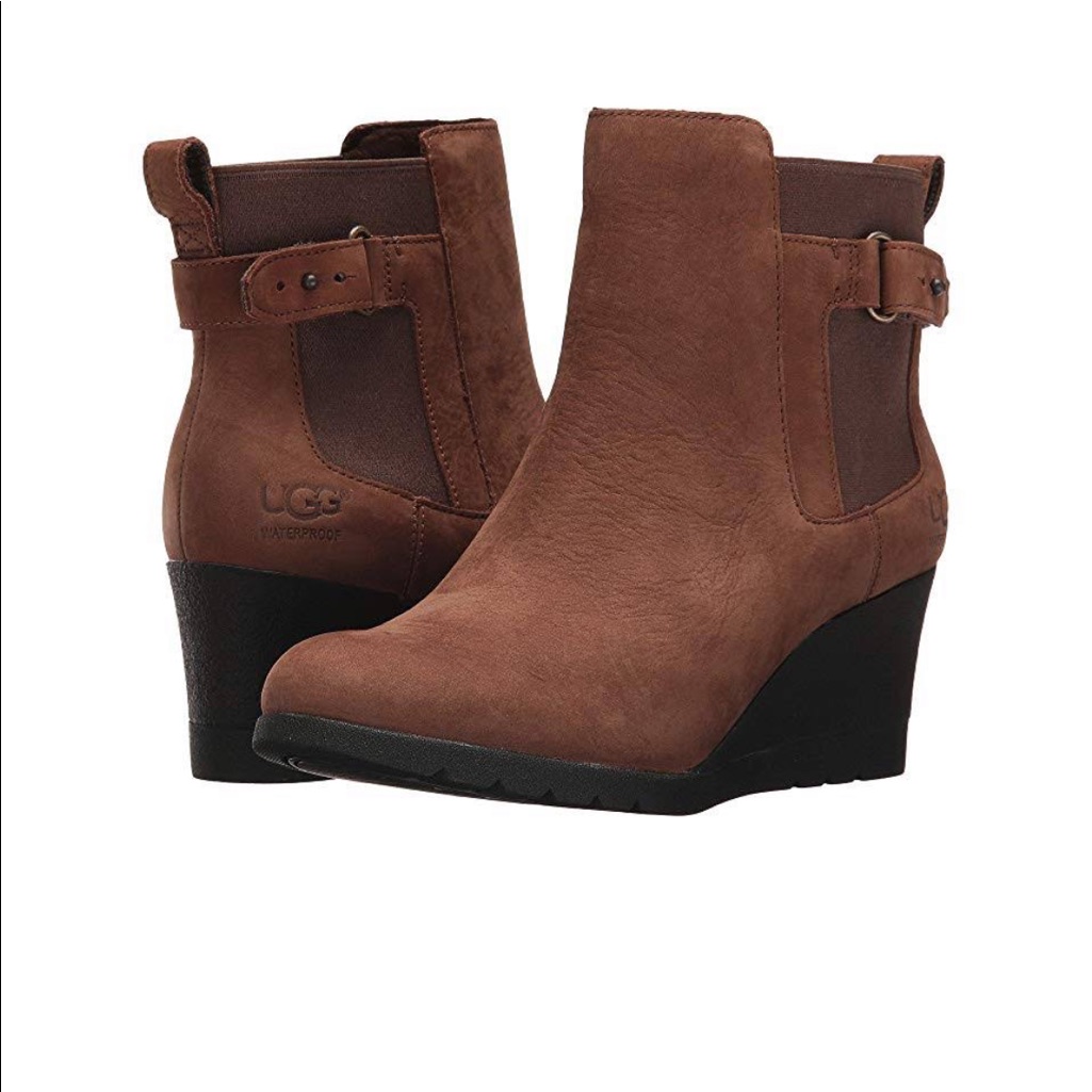 Ugg Indra Boots Combat Waterproof Stout Camel